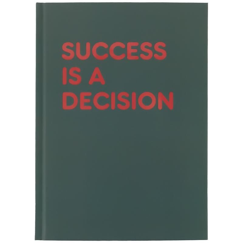 Зошит А5 тверда обкл 96 арк клітинка Success is a decision 8458-2 Axent