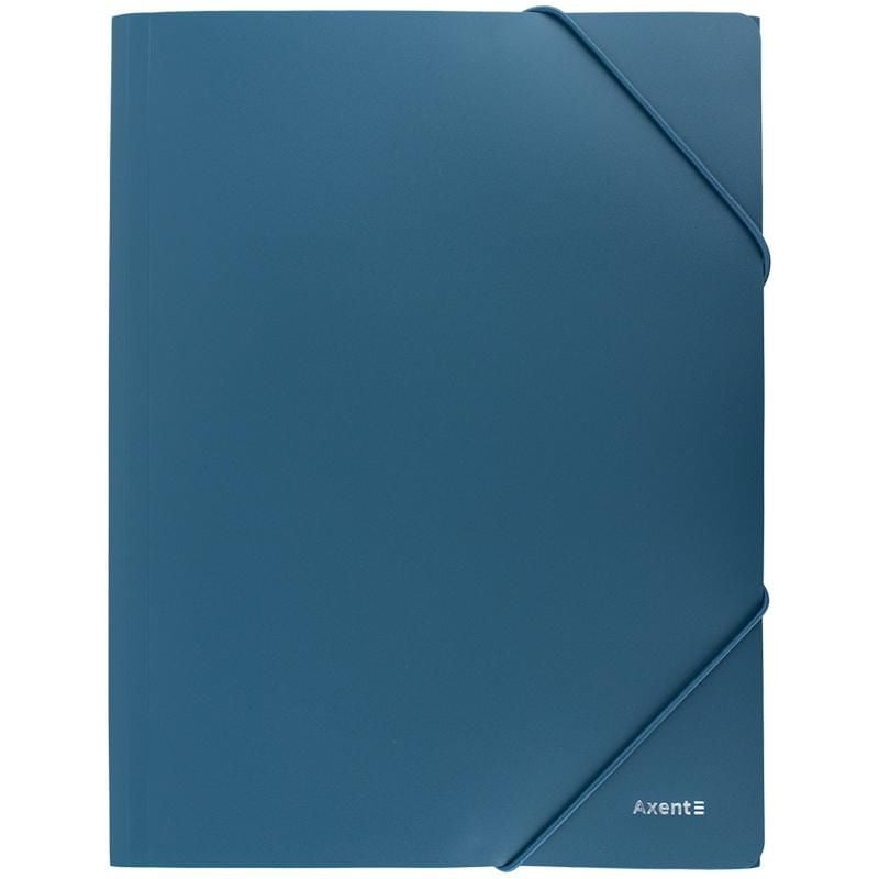 Папка на гумках А4 Earth Colors синя 1504-12 Axent