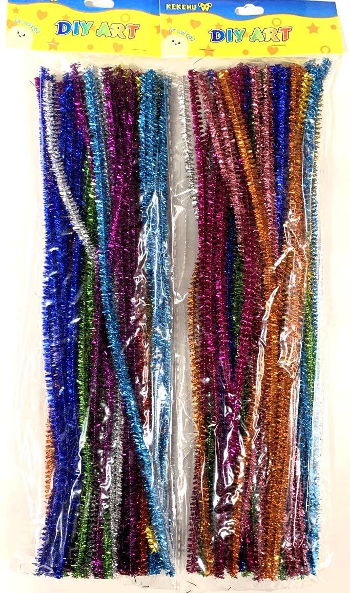 Сінельні палички різнокольорові блискучі 30 паличок (12 шт/уп) CN-113 AIHAO