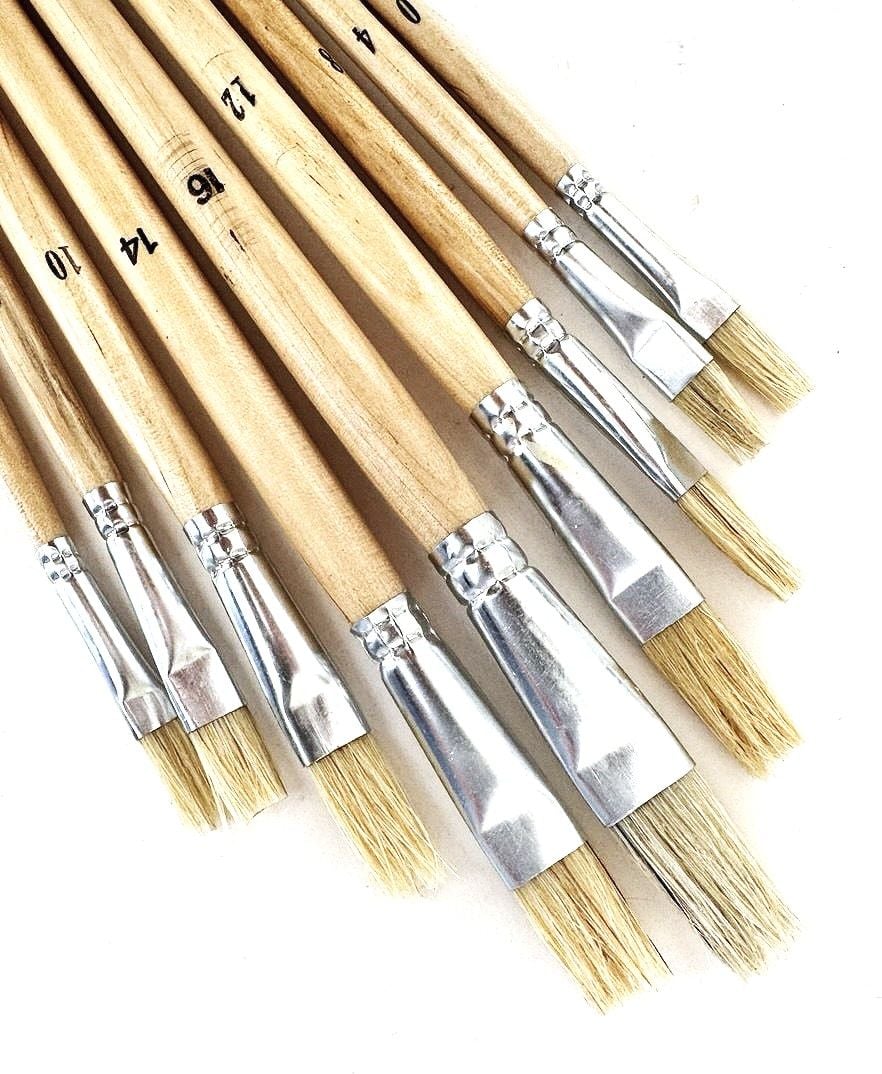 Пензлики набір 9 шт для клею щетина CN-1109 AIHAO