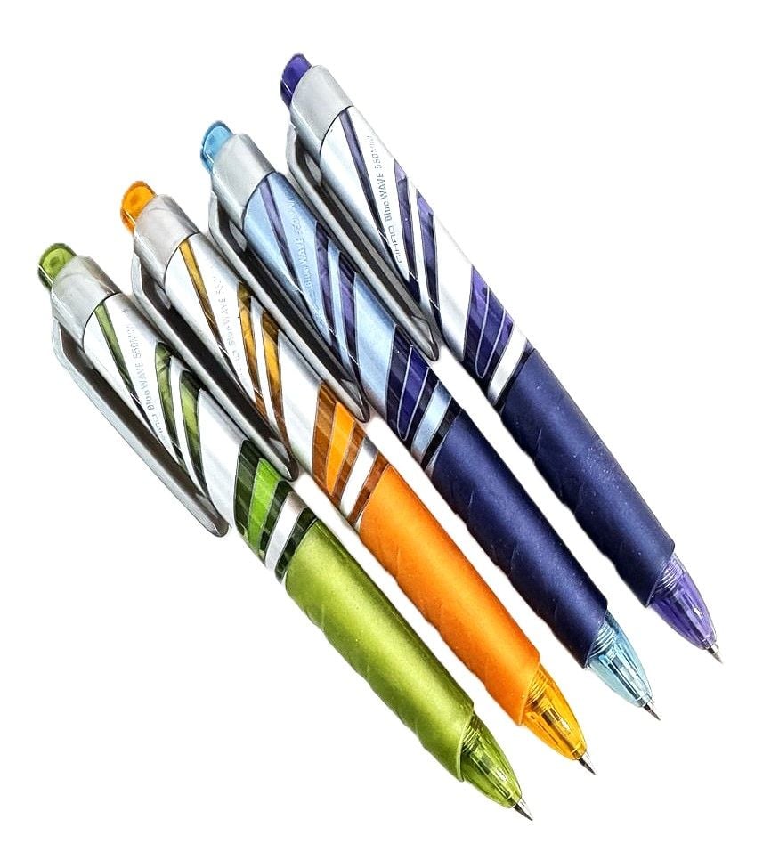 Ручка кулькова автомат 0,5 мм міні синя  (40 шт) AH-550 AIHAO