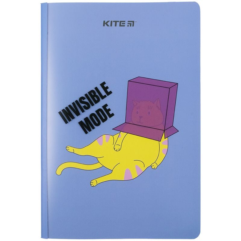 Блокнот А5+ 40 арк пластикова обкл подвійна Invisible Mode K23-460-3 Kite