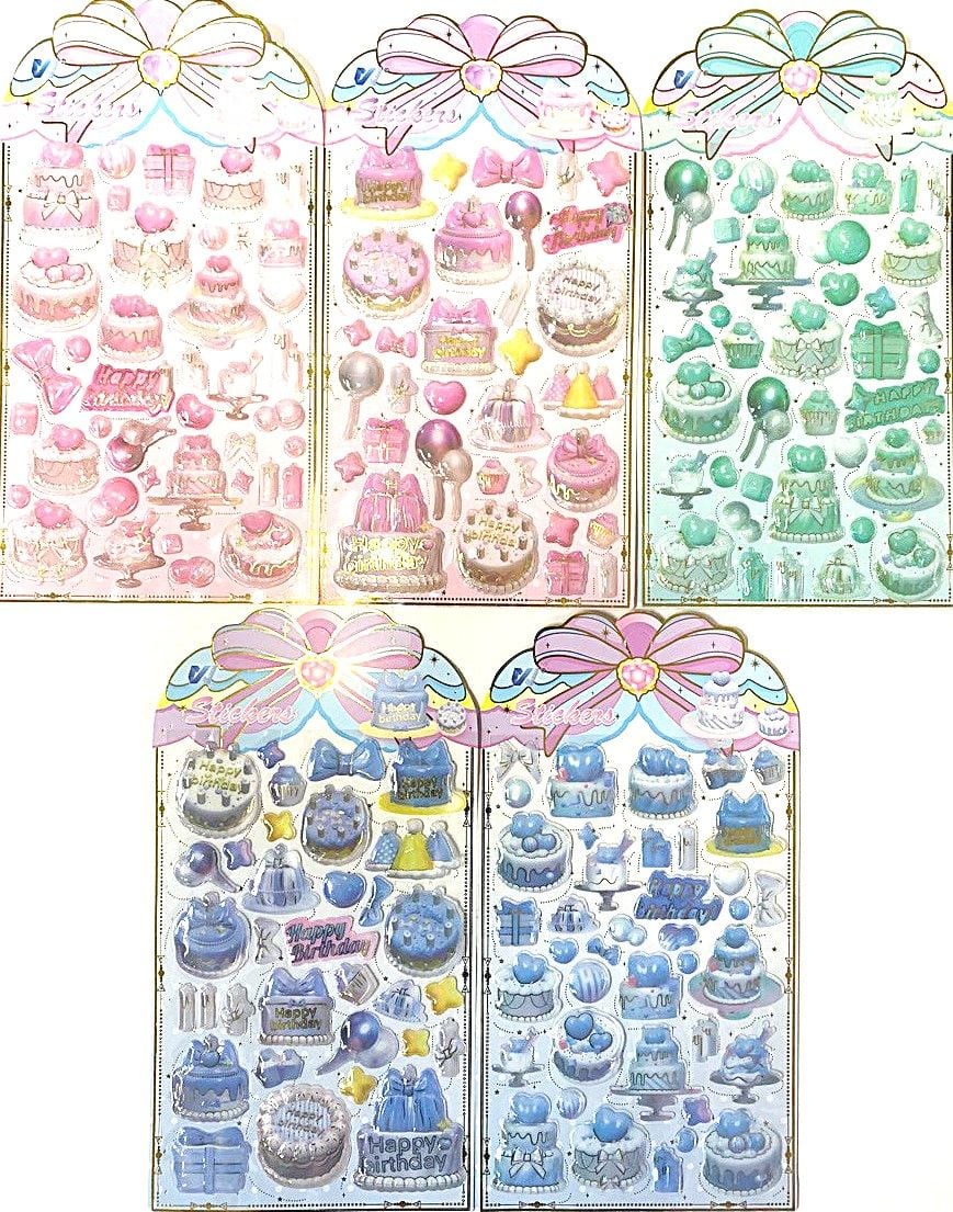 Наліпки об'ємні асорті (12 шт/уп) WX-DG AIHAO