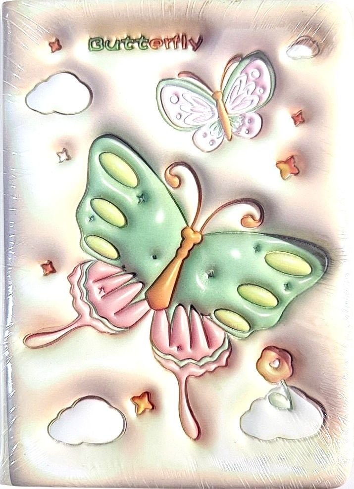 Блокнот А6 м'який Метелик 192 арк 3762-4 (RS-0214)