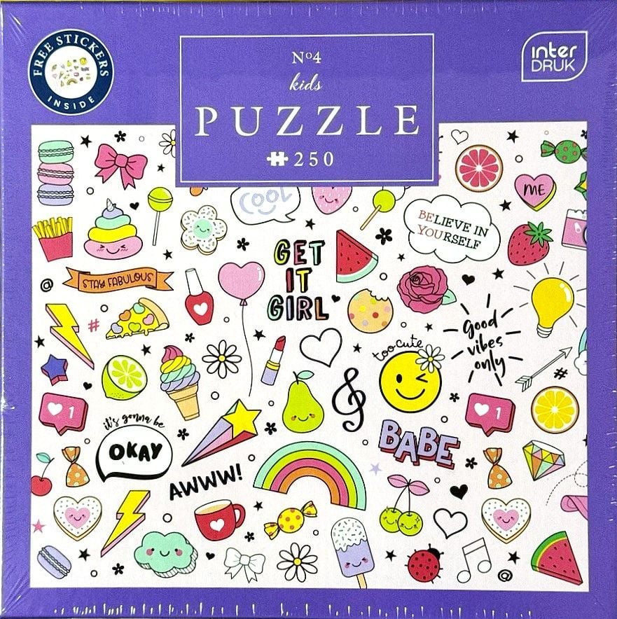 Пазли дитячі 250 шт Icons P17970 INTERDRUK