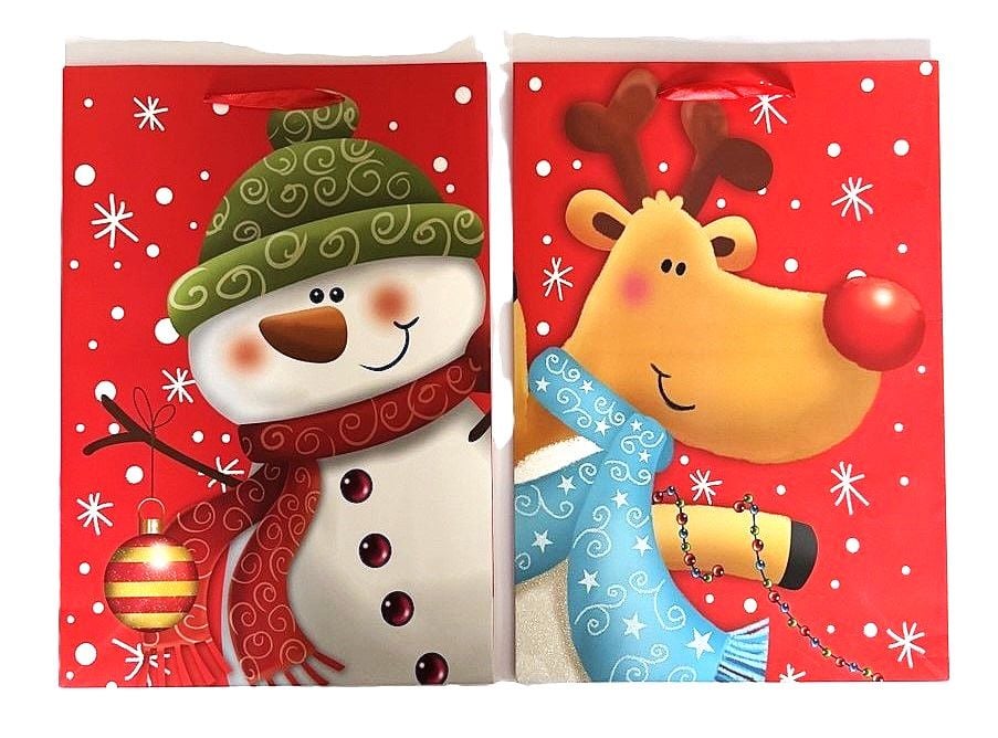 Пакет подарунковий 330*127*477 Jumbo XMas1 (12 шт/уп) 762312ML Малеваро