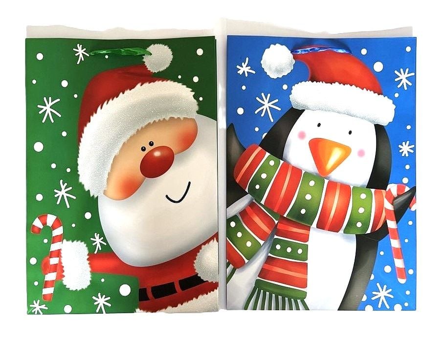Пакет подарунковий 330*127*477 Jumbo XMas1 (12 шт/уп) 762312ML Малеваро