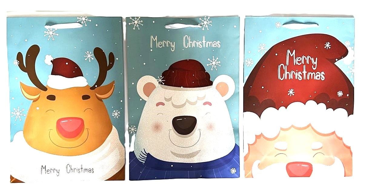 Пакет подарунковий 330*127*477 Jumbo XMas2 (12 шт/уп) 762329ML Малеваро