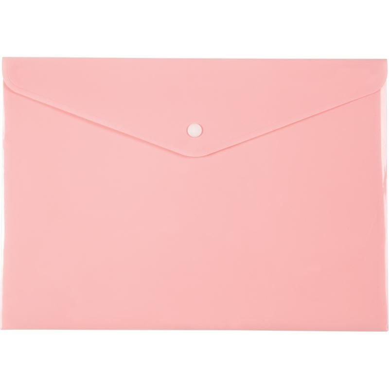 Папка на кнопці А4 Pastelini рожева (12) 1412-10 Axent