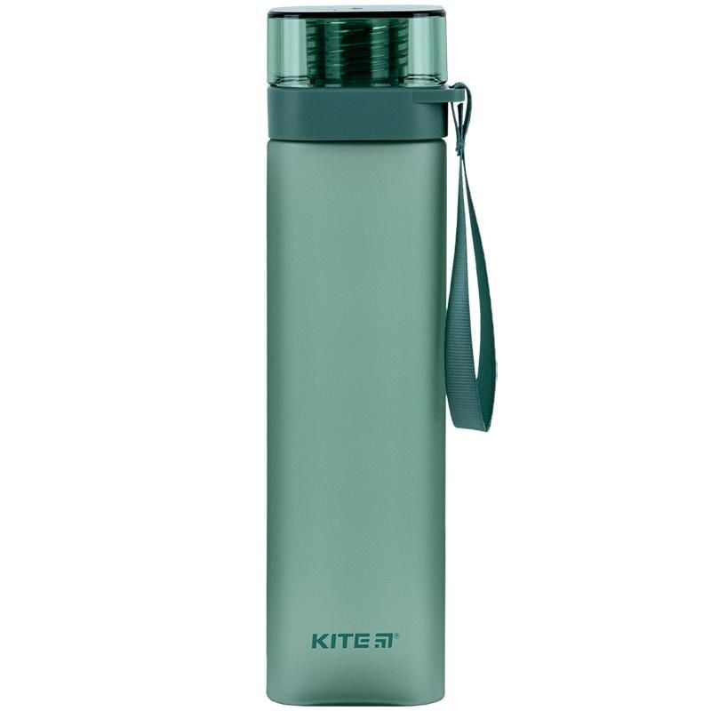 Пляшечка для води квадратна 700 мл зелена K24-1210-2 Kite