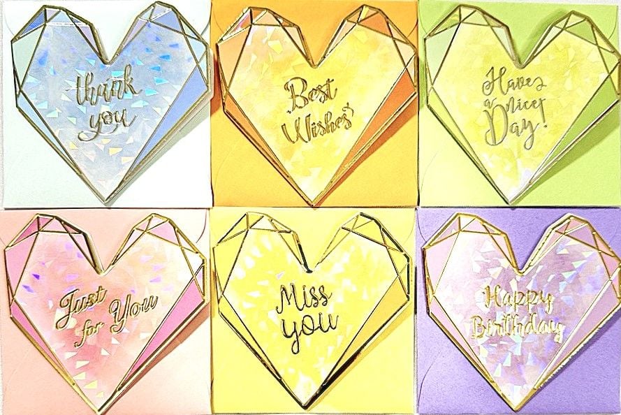 Листівка міні Сердечко 1908 AIHAO