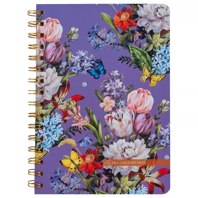 Блокнот А5 на спіралі тверда обкл 80 арк клітинка OS Secret 8470-2-A-OS Axent