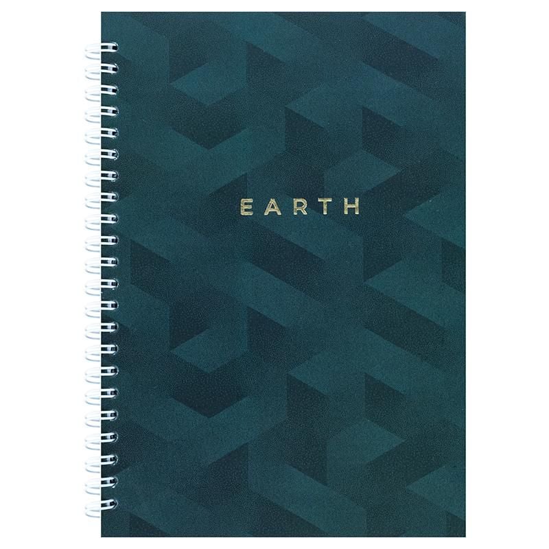 Блокнот А5 96 арк на спіралі клітинка Earth 8032-26 Axent