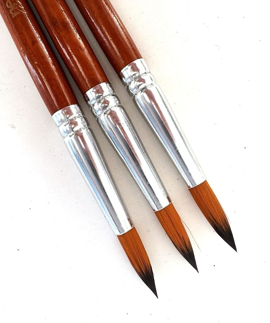 Пензлики №7 круглі нейлон CHNR-2207 NeoLine