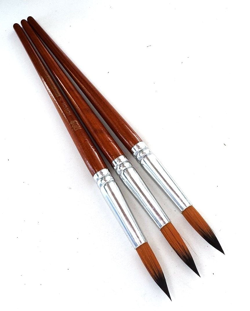 Пензлики №7 круглі нейлон CHNR-2207 NeoLine