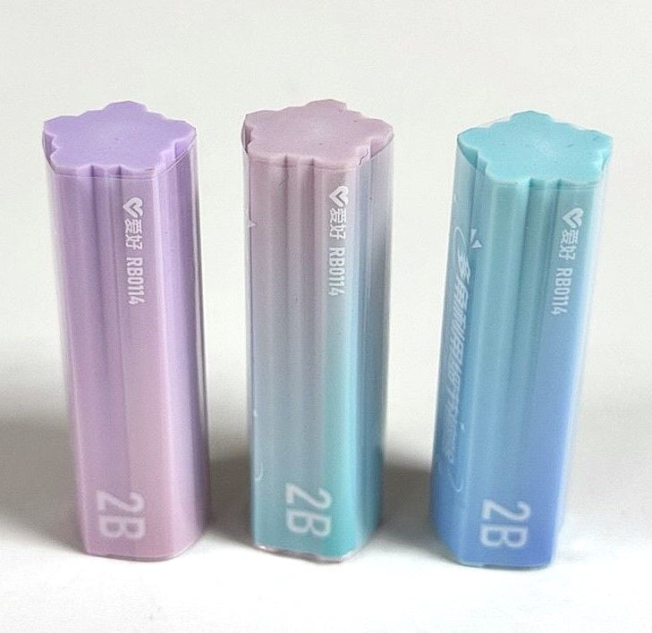 Гумка 5-тигранна пастельна (32 шт/уп) RB-0114 AIHAO