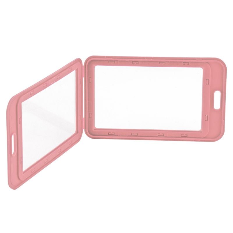 Бейдж вертикальний 50*85 мм рожевий (5 шт/уп) 4530-10 Axent