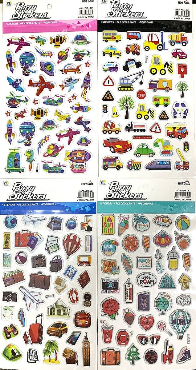 Наліпки 29*15,5см (20 шт/уп) LDC(RS-0258) Імпорт