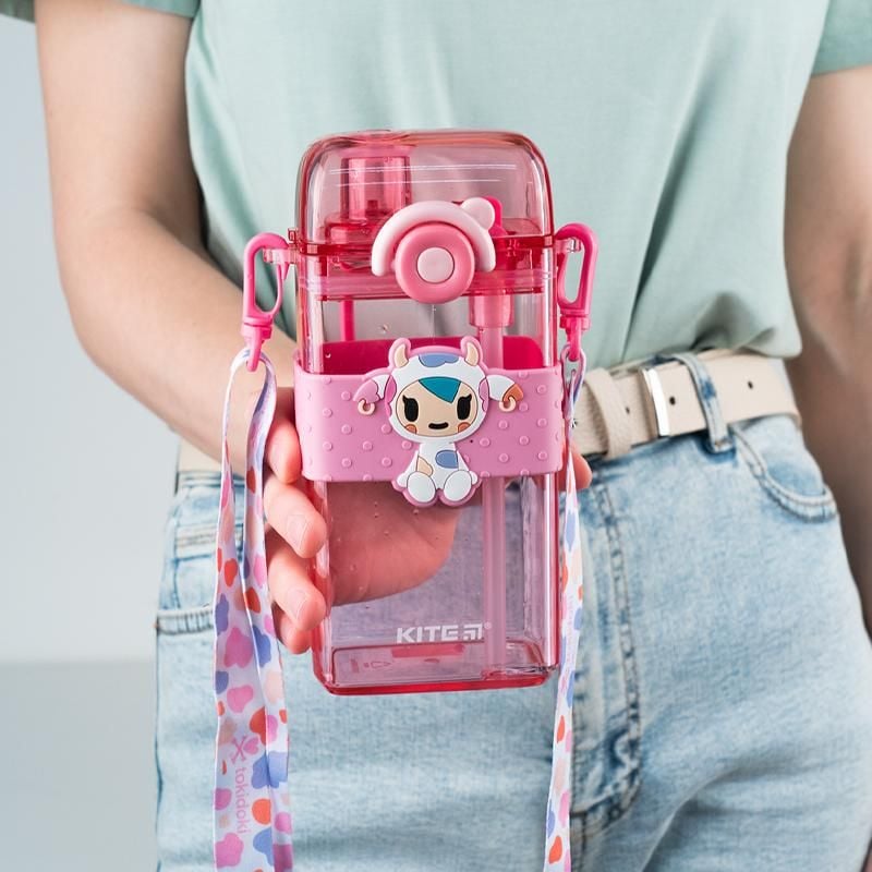 Пляшечка для води квадратна 500 мл Tokidoki TK24-1203 Kite