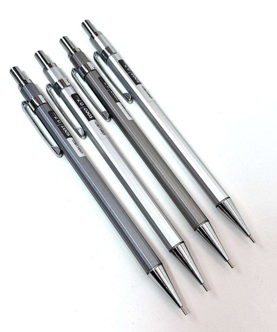 Олівець механічний 0,7 мм металевий корпус (36 шт/уп) S002 Deli