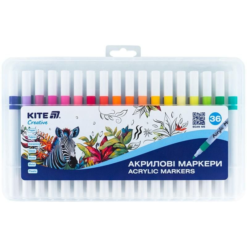 Маркер скетч акриловий Creative 36 кол K-1158 Kite