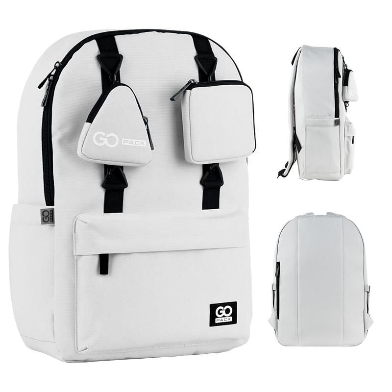 Рюкзак Education teens 19 л сірий GO25-178L-2 Go-Pack