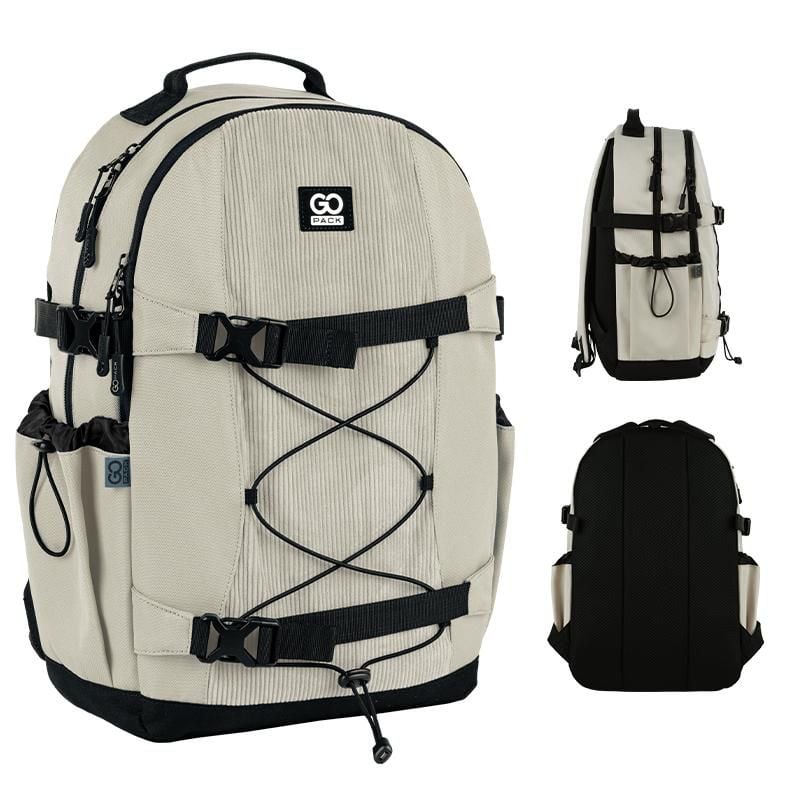 Рюкзак Education teens 20 л бежевий GO25-186L-4 Go-Pack