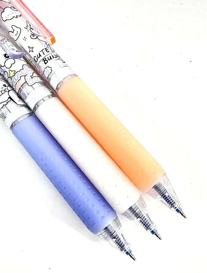 Ручка пиши/стирай гелева автомат напівоберт з товстим стрижнем Bunny (12 шт/уп) GP-33223 Імпорт