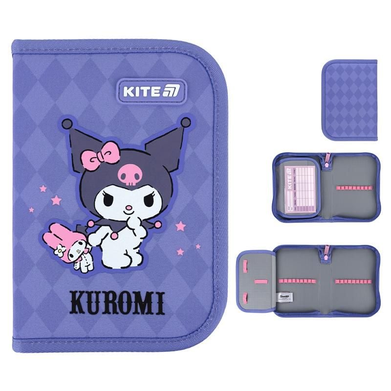 Пенал 1 відділення 1 відворот Kuromi HK25-621-2 Kite