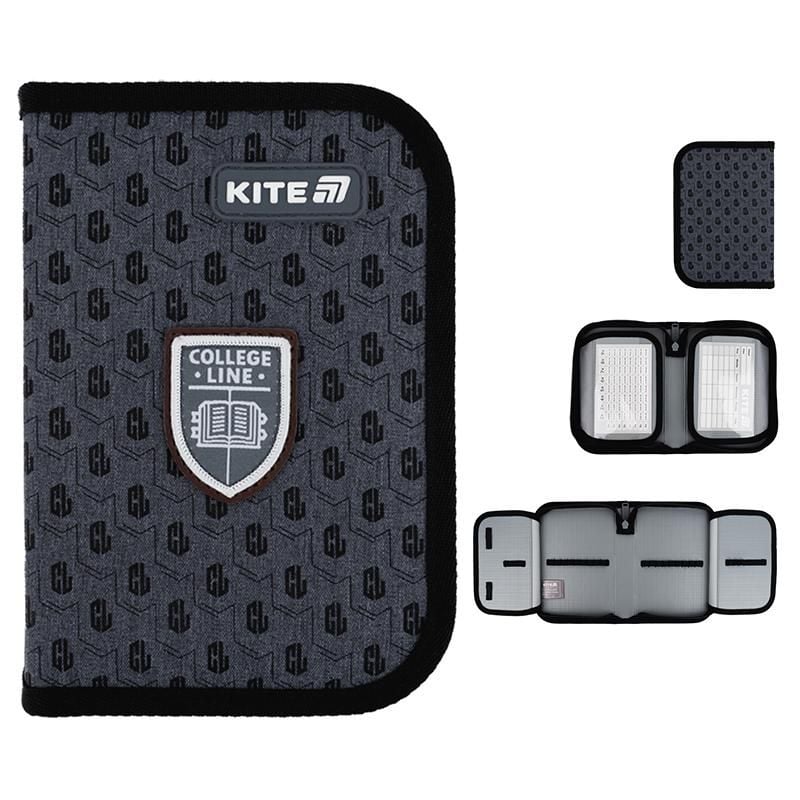 Пенал 1 відділення 2 відворота College line K25-622-2 Kite