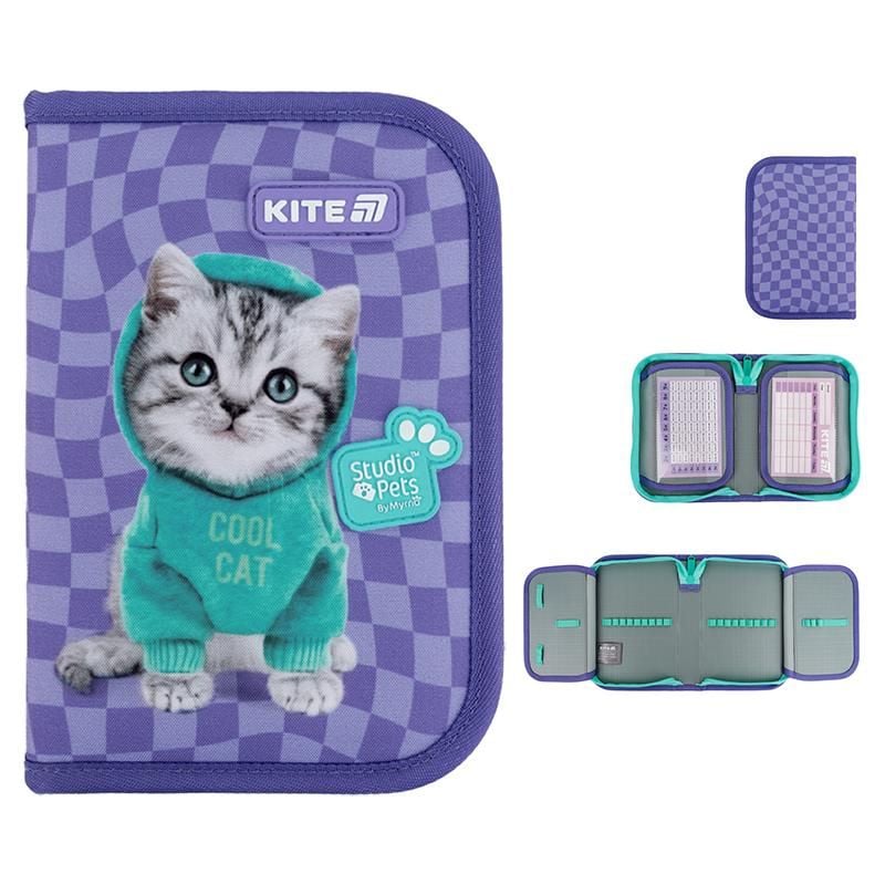 Пенал 1 відділення 2 відворота Studio Pets SP25-622-2 Kite