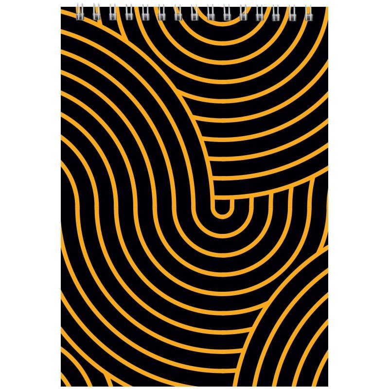 Блокнот на спіралі А5 48 арк кліт жовтий (10 шт/уп) D8012-03 Delta by Axent