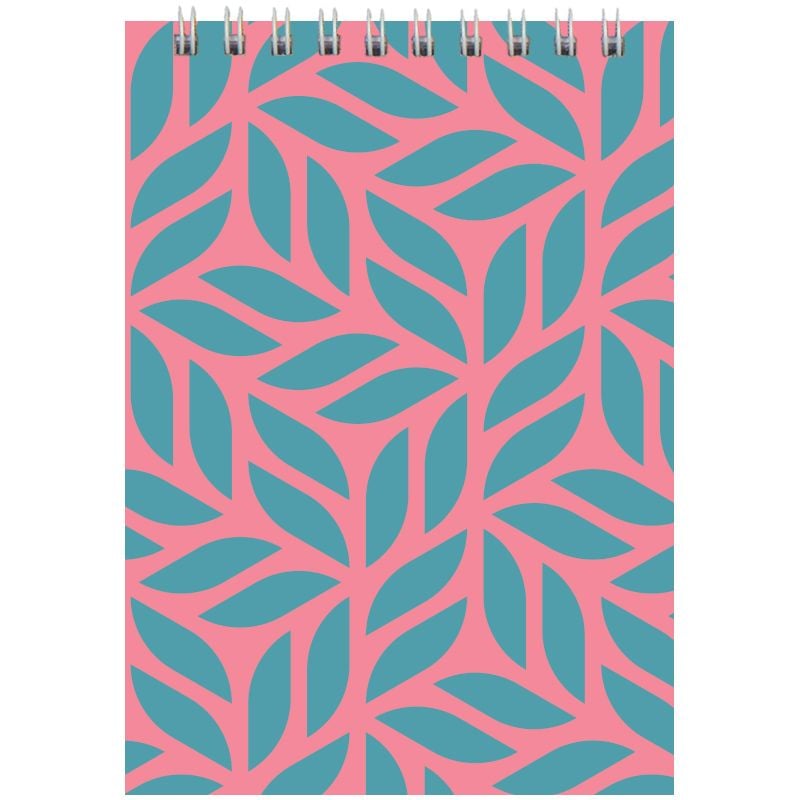 Блокнот на спіралі А6 48 арк кліт рожевий (10 шт/уп) D8011-05 Delta by Axent