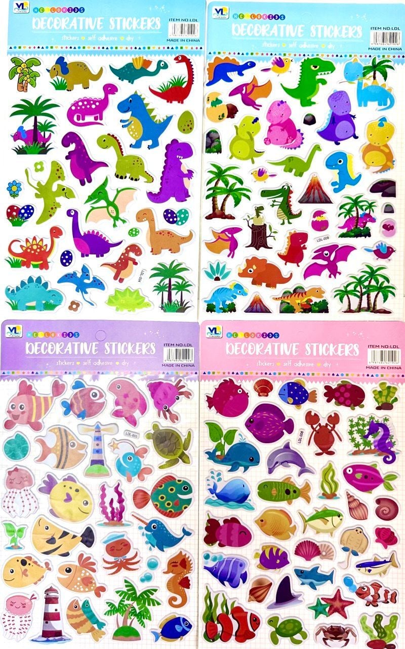 Наліпки 31*19 см (20 шт/уп) LDL (SA-0259) Імпорт