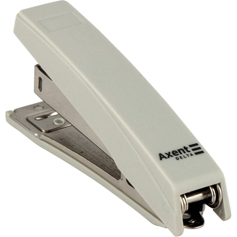 Степлер пластмасовий №10/5, 10 арк., сірий D4219-03 Delta by Axent