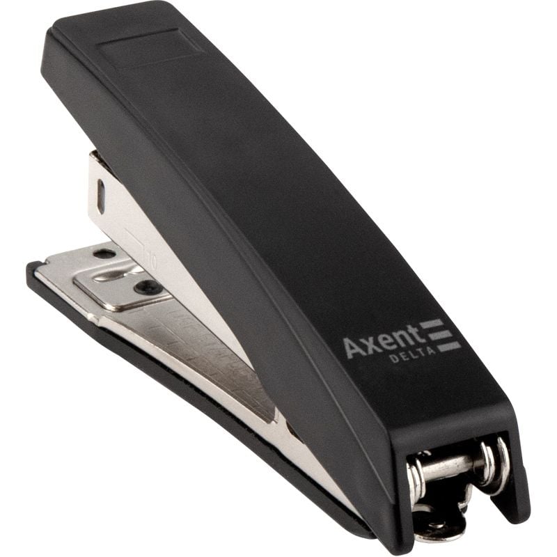 Степлер пластмасовий №10/5, 10 арк., чорний D4219-01 Delta by Axent