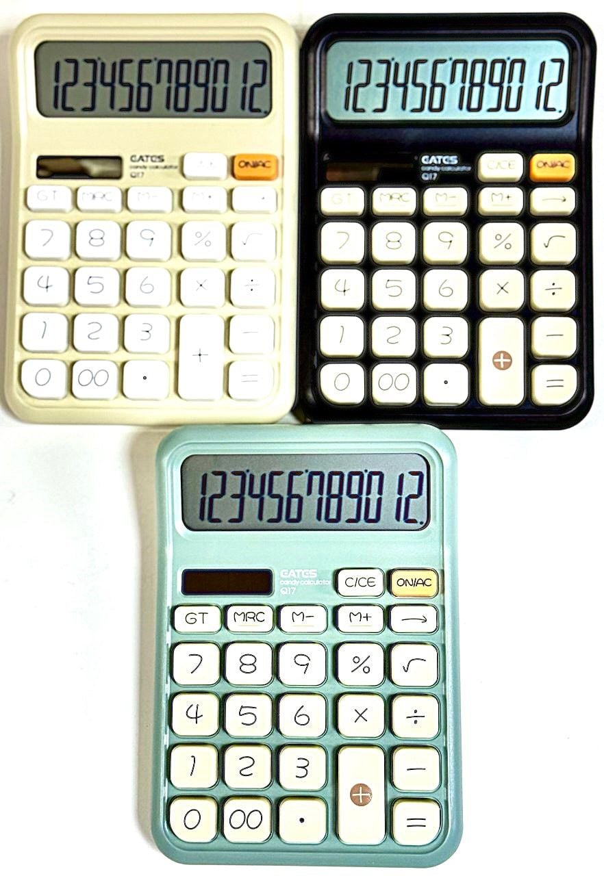 Калькулятор середній 12 розрядний Candy (20 шт/уп) Q-17 EATES