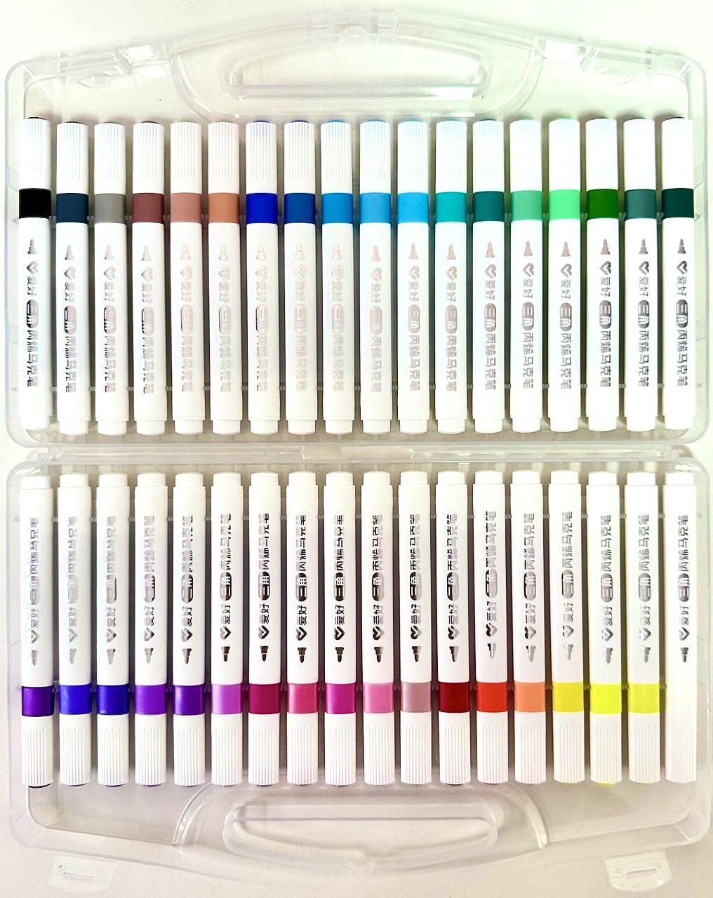 Маркер акриловий 36 кол трикутний корпус (10 шт/уп) PM5670-36 AIHAO