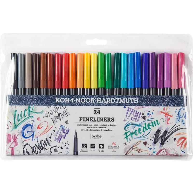 Маркер liner 24 кол 0,3 мм (поштучний) 777024 KOH-I-NOOR