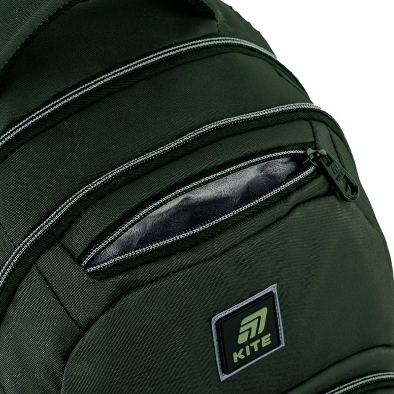 Рюкзак Education teens 26 л темно-зелений K25-903L-2 Kite
