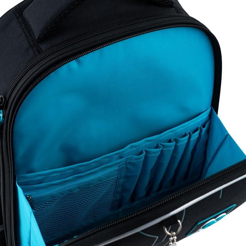 Рюкзак Education напівкаркасний Spacecraft чорний GO25-165M-5 Go-Pack