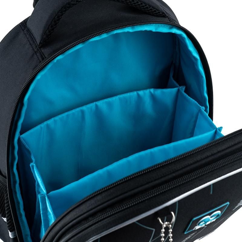 Рюкзак Education напівкаркасний Spacecraft чорний GO25-165M-5 Go-Pack