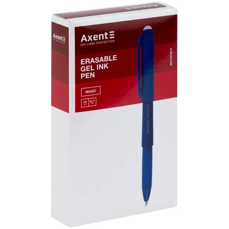 Ручка пиши/стирай гелева 0,7 мм Magic синя (12 шт/уп) AG 1123-02 Axent