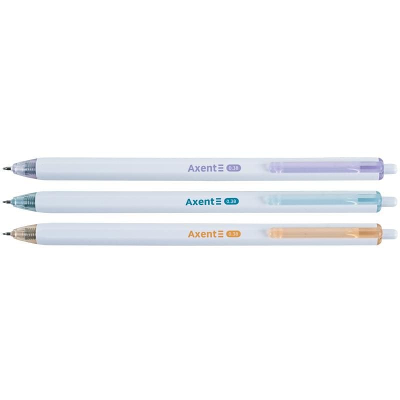 Ручка гелева 0.38 мм Fineline синя (12 шт/уп) AG1121-02 Axent