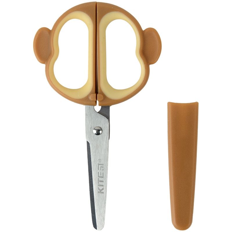 Ножиці дитячі в футлярі 13 см Monkey (12 шт/уп) K21-017-03 Kite