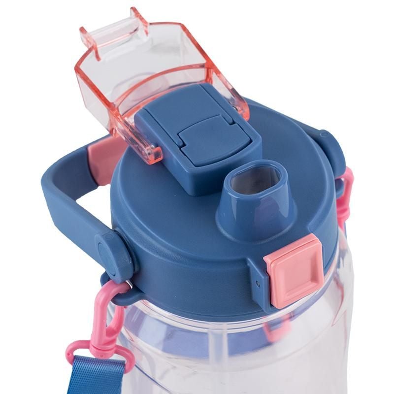 Пляшка для води 1500 мл рожево-блакитна K24-1202-2 Kite