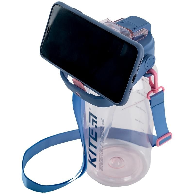 Пляшка для води 1500 мл рожево-блакитна K24-1202-2 Kite