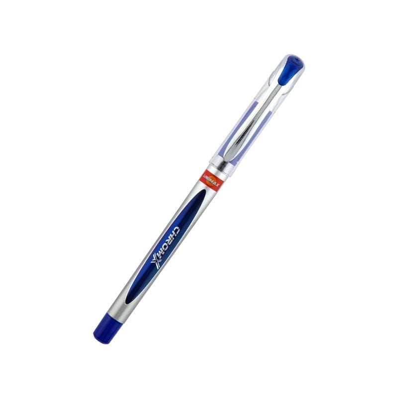 Ручка кулькова 0,7 мм ChromX синя (12 шт/уп) UX-119-02 UNIMAX
