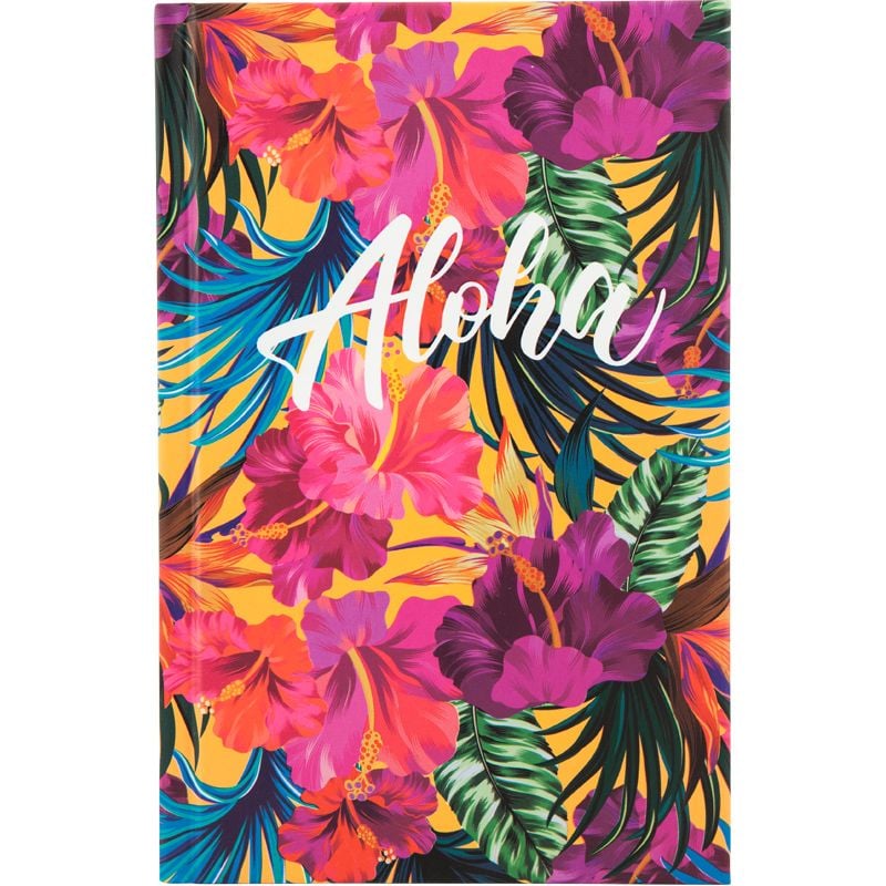 Блокнот в твердій обкладинці А6+ 80 арк кліт Neon Tropics-1 8431-08 Axent