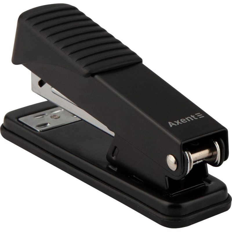 Степлер №24/6 Exakt-2 металевий 25 арк зшиву чорний 4925-01 Axent